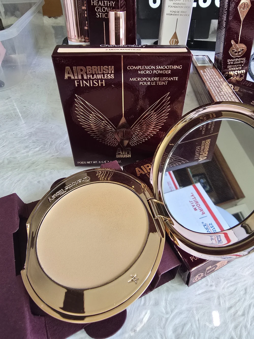 Charlotte Tilbury Airbrush Flawless Finish Pressed Powder 2 Medium - Plus Refill